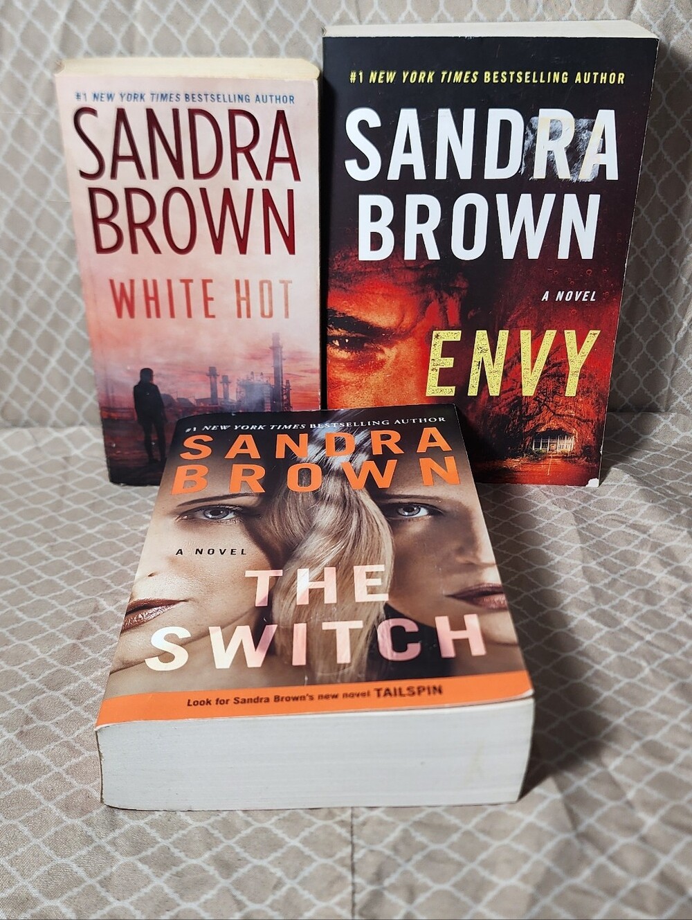 Sandra Brown Lot of 3 paperback Envy The Switch White Hot